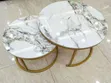 Marble Top Coffee Table - Brand New - 1