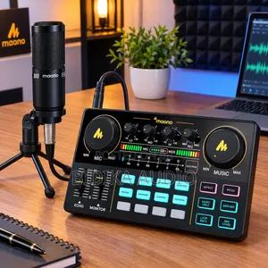 Maono AU-AM200 Audio Interface na DJ Mixer & Sound Card