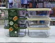 3 Pcs Glass Food Storage Containers (750ml) - 3