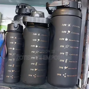 4-in-1 Motivational Water Bottle Set