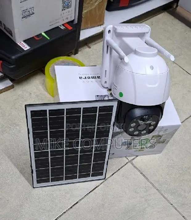 Single Solar PTZ Outdoor Security Camera HD Wireless Surveillance - 1