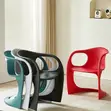 Outdoor Restaurant Dining Chair - Red - 2
