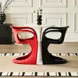Outdoor Restaurant Dining Chair - Red - 5