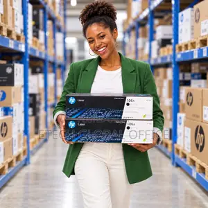 HP 106A Toner Asili Nyeusi ya Laser (W1106A)