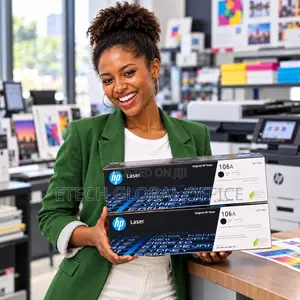 HP 106A Nyeusi Halisi ya Toner kwa HP Laser 107w