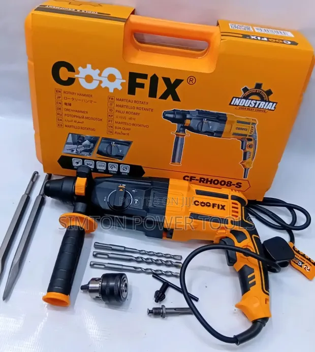 COOFIX CF-RH008-S Industrial Rotary Hammer Drill Kit - 1