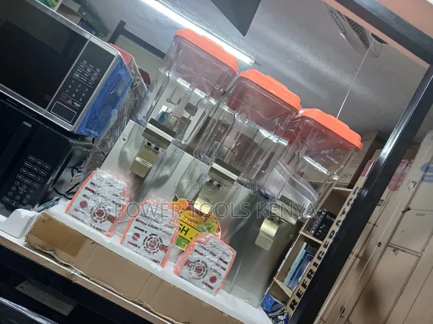 Triple-Tank Commercial Electric Juice Dispenser - 1