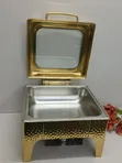 Elegant Golden Chafing Dishes (8L) - 4