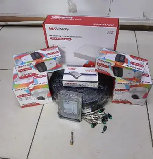 Hikvision 4CH CCTV System with HD Audio Cameras