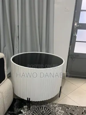Round White Coffee Table
