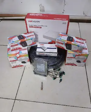 Hikvision 4CH Turbo HD Camera Kit with 2-Way Audio