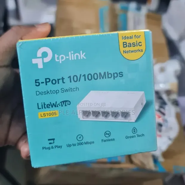 TP-Link LS1005 5-Port Fast Ethernet Desktop Switch - 1