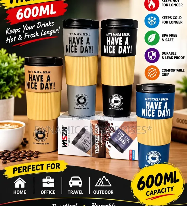 Vikombe vya SZM vya Kuhifadhi Joto 600ml - 1