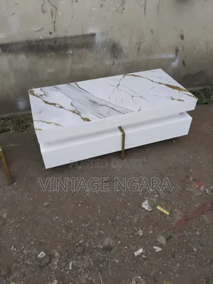 Meza ya Kahawa ya Mstatili ya Kisasa