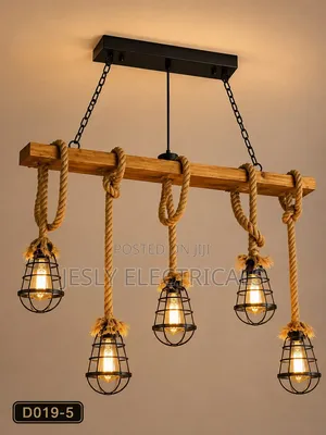 Industrial Rustic 5-Light Chandelier