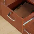6-Door Credenza Cabinet with Drawers - 3