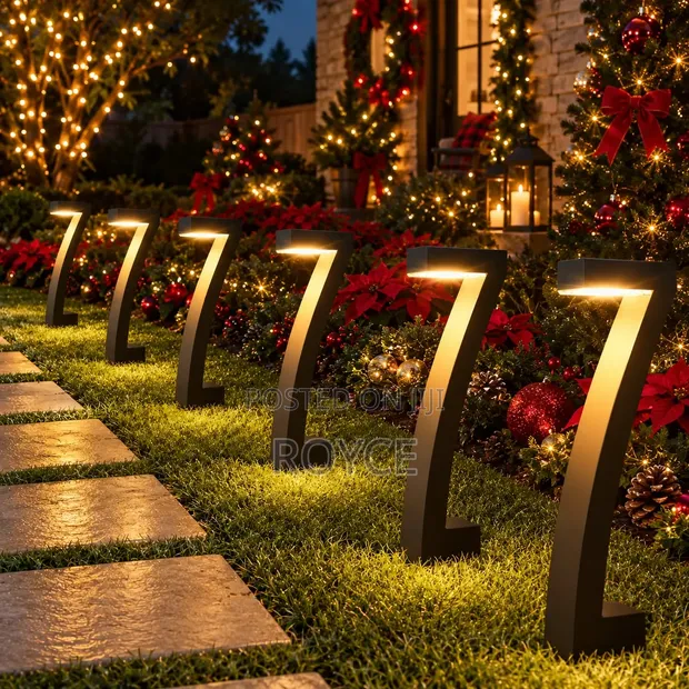 Solar Garden Pathway Lights - Set ya Vipande 6 - 1