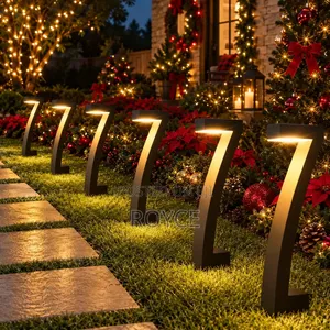 Solar Garden Pathway Lights - Set ya Vipande 6
