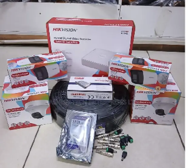 Hikvision 4-Camera HD Security Kit yenye Two-Way Audio - 1