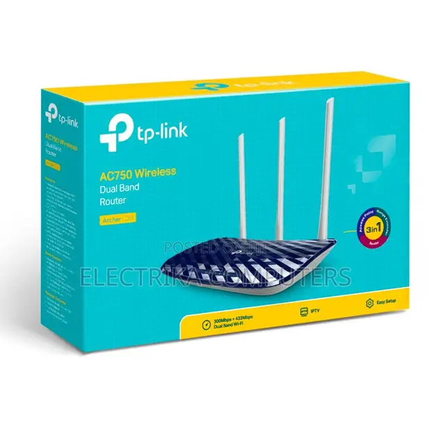 TP-Link Archer C20 AC750 Dual-Band WiFi Router - 1