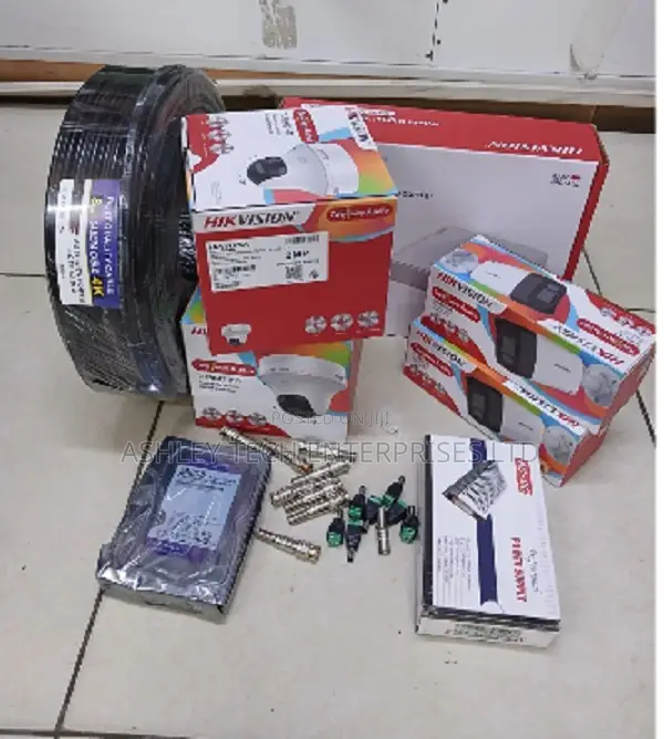 Hikvision 4CH HD Surveillance System with Two-Way Audio - 1