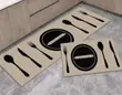 Kitchen Floor Mat - Black with Gold Detail - 3