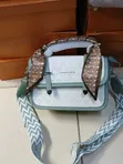 Ladies Multicolor Faux Leather Sling Bag - 1