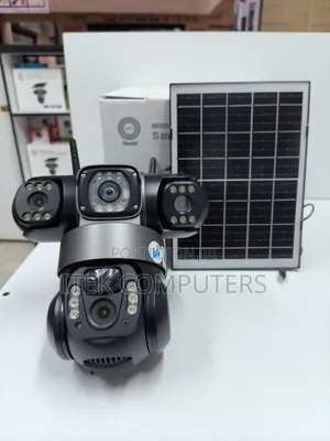 Kamera ya CCTV ya Solar ya Lensi 3 ya 4G