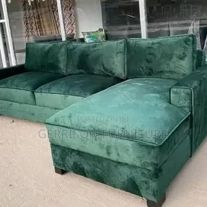 Kochi ya Kona ya L-Shape ya Kisasa na Chaise Lounge Iliyopanuliwa