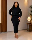 Set ya Sketi Iliyofumwa - Wanawake - 4