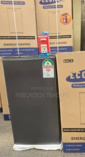 Ecomax 90L Compact Fridge - Dark Silver
