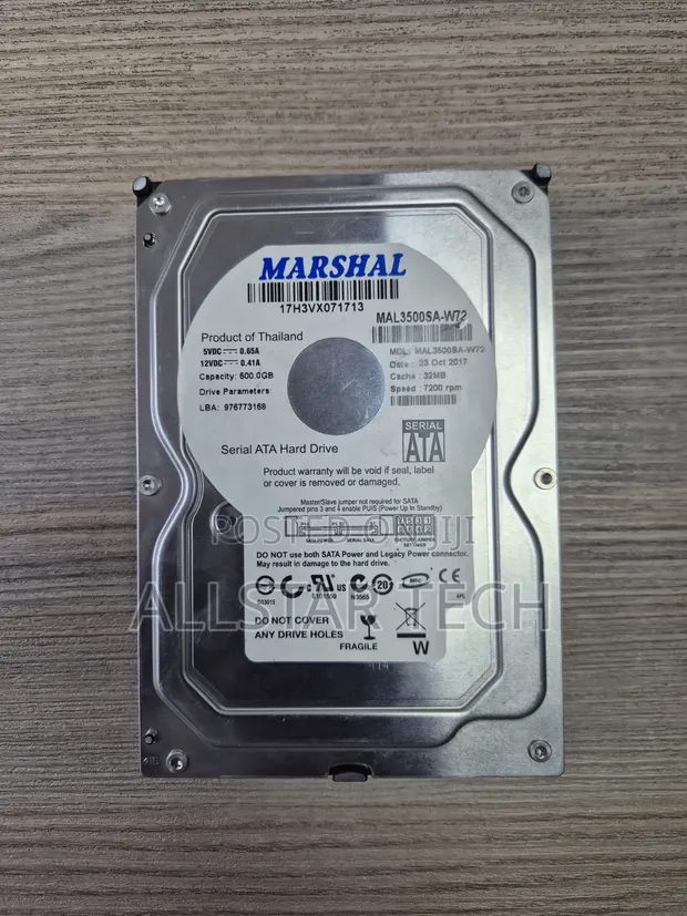 Marshal External Hard Drive 500GB - 1