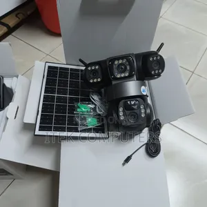 Kamera ya CCTV ya Solar ya 4G yenye Lensi Tatu kwa Mashamba na Maeneo ya Mbali