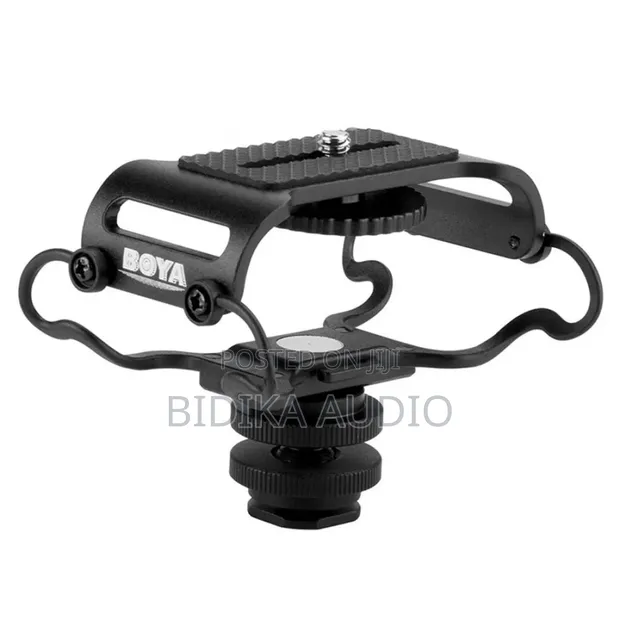 BOYA BY-C10 Microphone Shock Mount & Portable Recorder Mount - 1