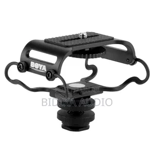 BOYA BY-C10 Microphone Shock Mount & Portable Recorder Mount