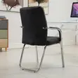 Pure Leather Executive Visitors Chair - 3