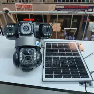 Solar 4G Triple Lens CCTV Camera - V380Pro