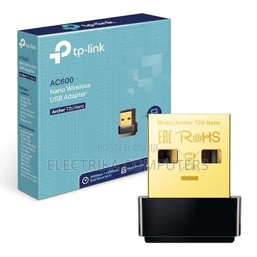 TP-Link Archer T2U Nano AC600 Wireless USB Adapter - 1