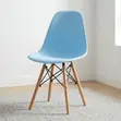 Kiti cha Bluu cha Plastiki cha Mtindo wa Eames - 2