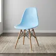 Kiti cha Bluu cha Plastiki cha Mtindo wa Eames - 3