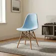 Kiti cha Bluu cha Plastiki cha Mtindo wa Eames - 4