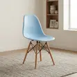 Kiti cha Bluu cha Plastiki cha Mtindo wa Eames - 5