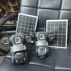 Kamera ya CCTV ya Solar ya 4G yenye Lensi Tatu