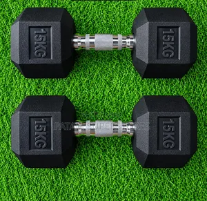 15kg Hexagon Dumbbell (Pair)