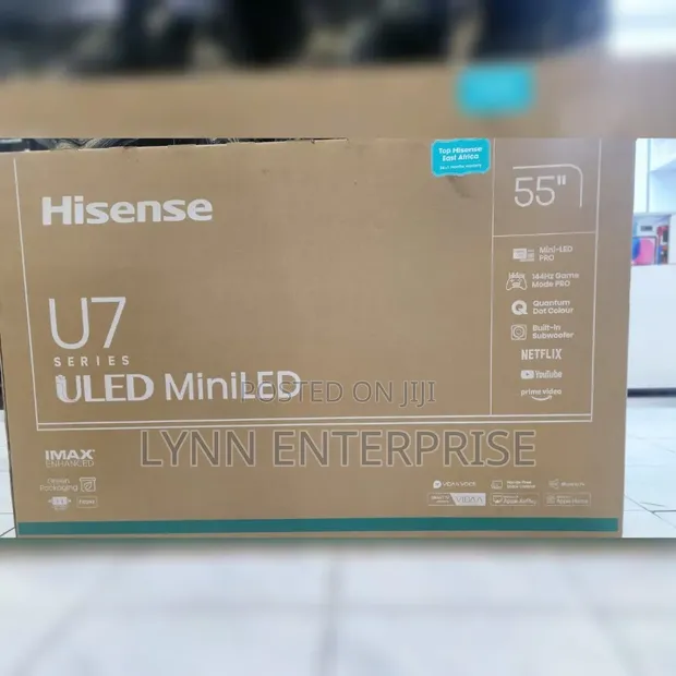 Hisense 55" U7 ULED Mini LED Pro 144Hz TV ya Michezo - 1