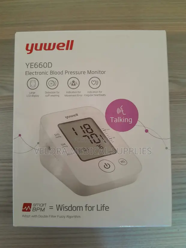 Yuwell YE660D Digital Blood Pressure Monitor - 1