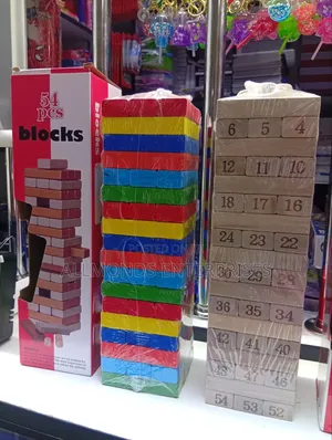 Mchezo wa Jenga wa Vipande 54 vya Kujenga