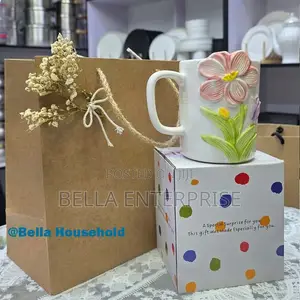 Vikombe na Seti za Chai za Kuchora kwa Mkono, Maua, na Embossed