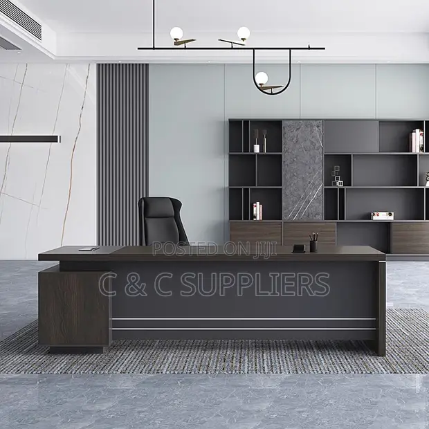 L-Shaped CEO Imported Work Desk - 1.6m - 1