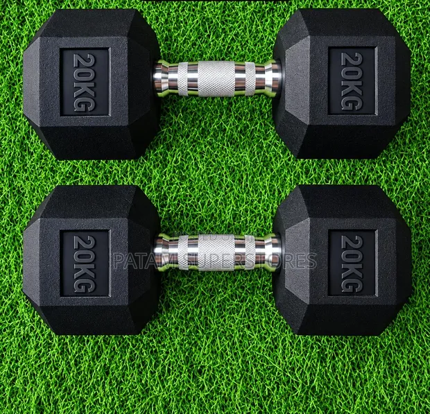20kg Hexagon Dumbbell Set - 1
